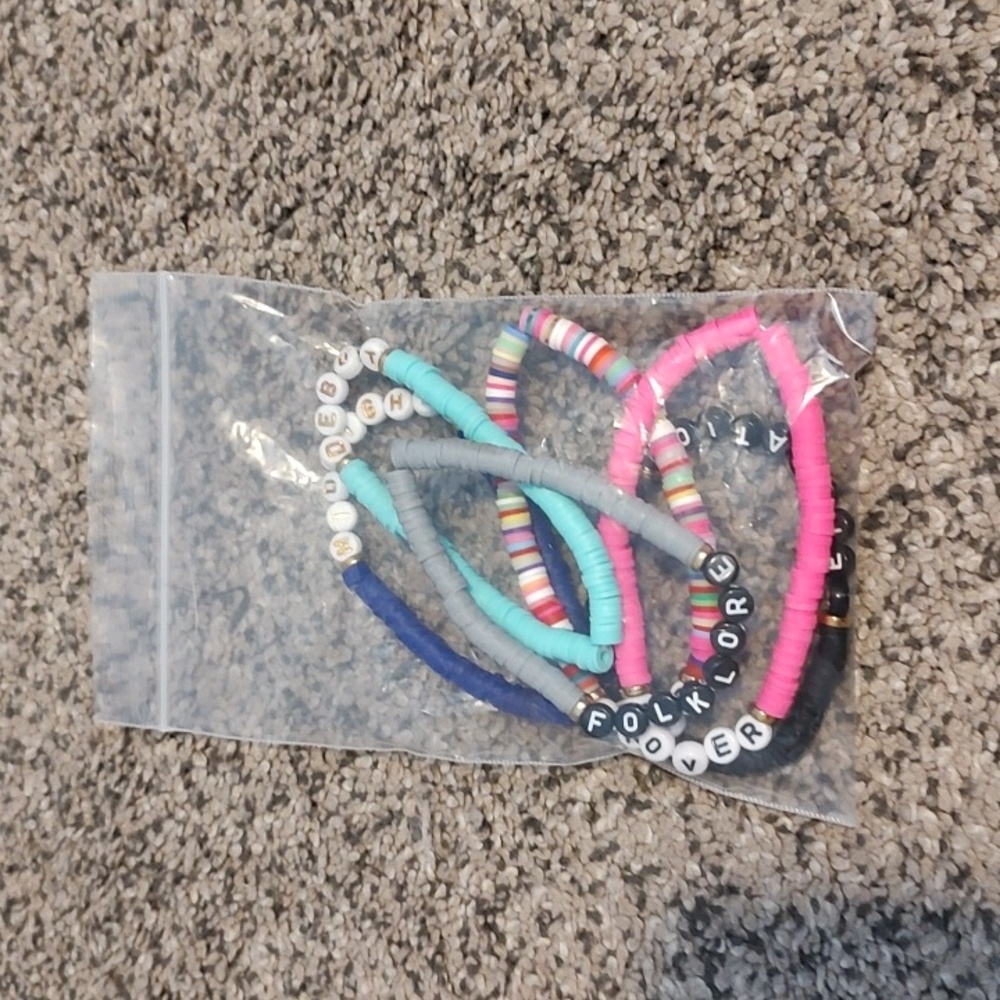 Taylor Swift Colorful Beaded Bracelets Set